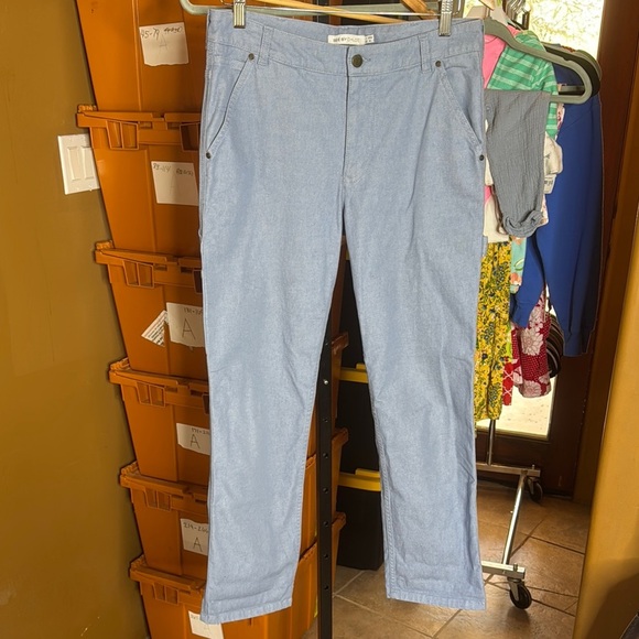See by Chloé Carpenter Light Blue Jeans Size 6 - Picture 1 of 11